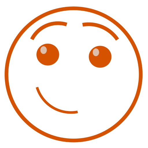Glad, happy, wow icon