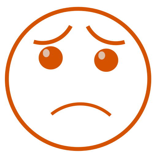 Care, sad, worry icon