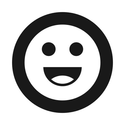 Grin, happy, thick lines, tongue, emojis, emoticon, emoticons icon