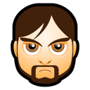 Man, avatar, beard icon