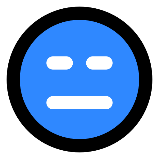 Expressionless, face icon