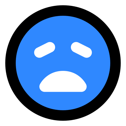 Weary, face icon