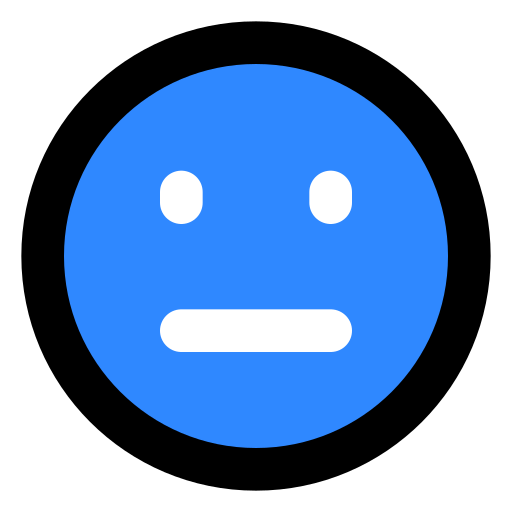Neutral, face icon