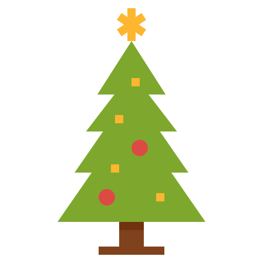 Christmas, decoration, pine, tree, xmas icon