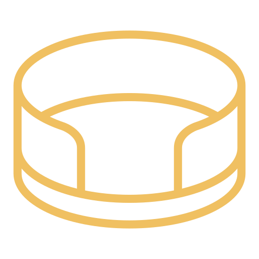 Dog bed, pet bed icon