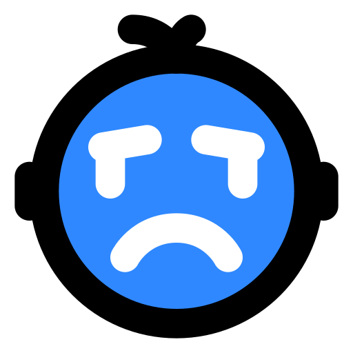 Crying, baby icon