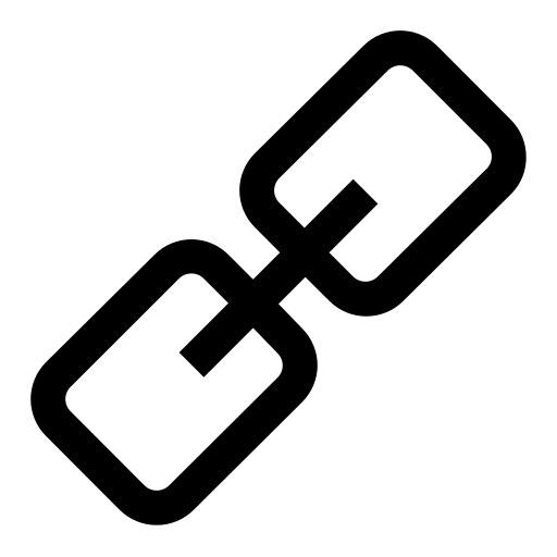 Link, outlined, cta, hyperlink icon