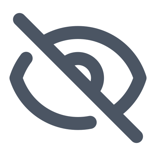 Eye, off icon