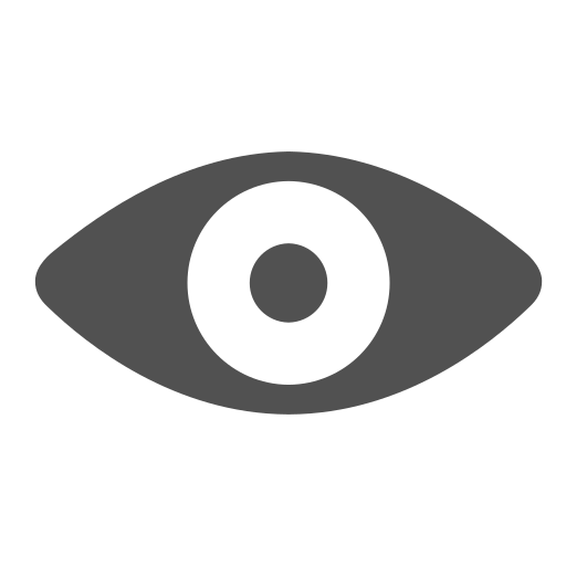 Eye, see, view, visible, watch icon