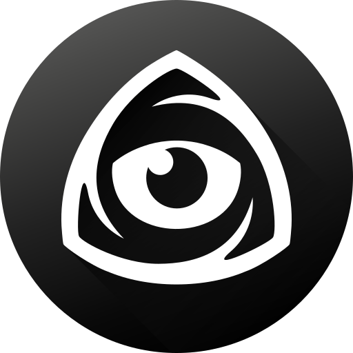 Iconfinder, black white, eye, icon market, iconfinder logo icon