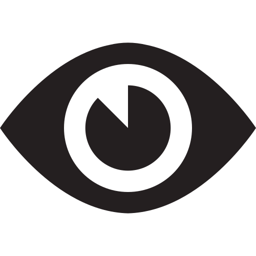 Appearance, aspect, design, eye, look, view, vision icon