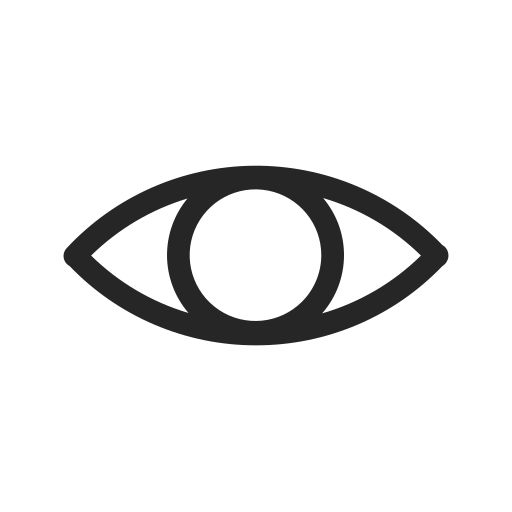 User, interface, eye, show, ui, communication, interaction icon