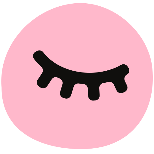 Eyelashes, eye, silhouette, hand, drawn, abstraction icon
