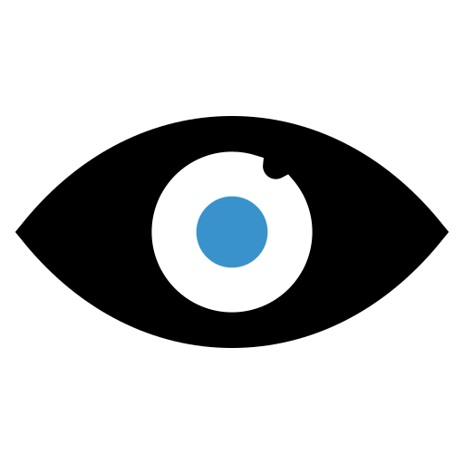 Eye, view, vision, watch icon