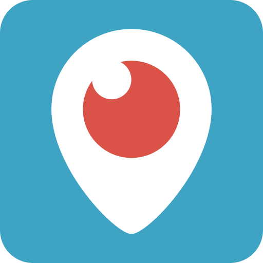 Eye, logo, periscope, social network, tv, video, watch icon