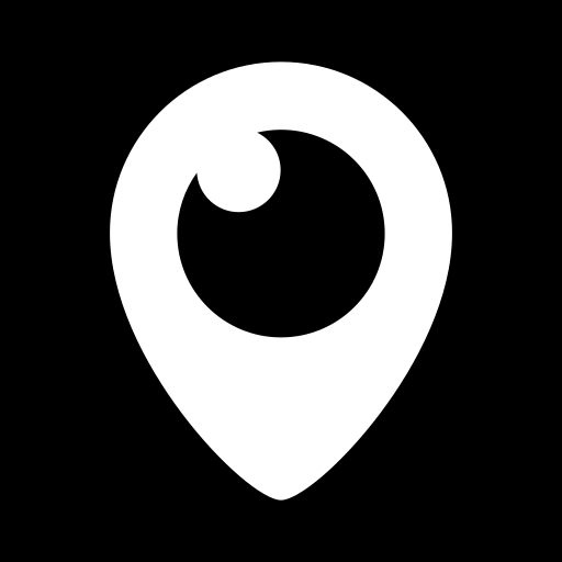 Eye, logo, periscope, social network, tv, video, watch icon