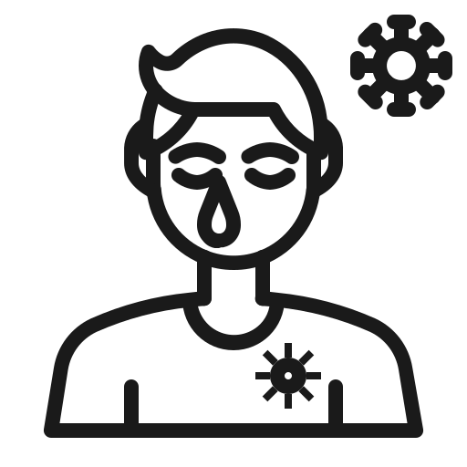 Avatar, coronavirus, covid19, disease, eye, human, virus icon