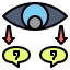 Doubt Filled Outline icon 64x64