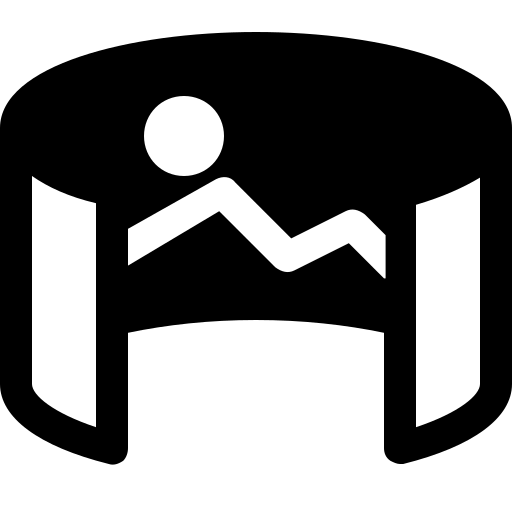 Image, picture, reality, virtual, vision icon