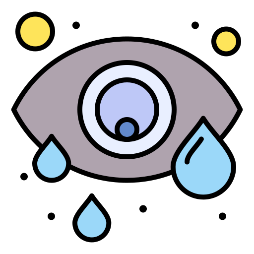 Conjunctivitis, eye, human, infection icon