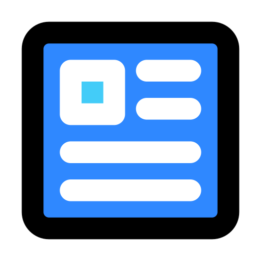 View, grid, detail icon