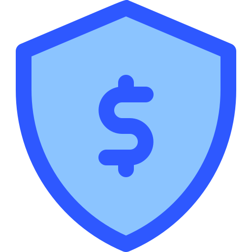 Ui, interface, payment protection, money, security, shield icon