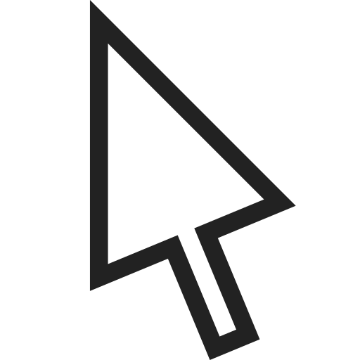 Cursor, mouse, pointer, app, dev, interface, software icon