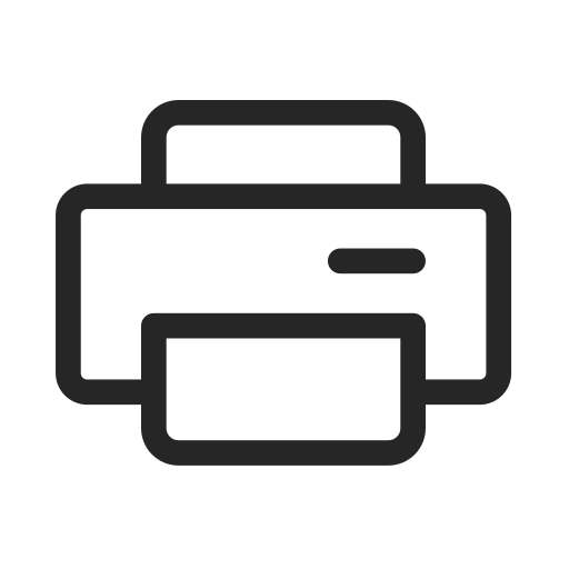 User, interface, tool, work, office, printer icon