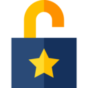security,padlock,secure,star,lock,locked,caps lock,unlock