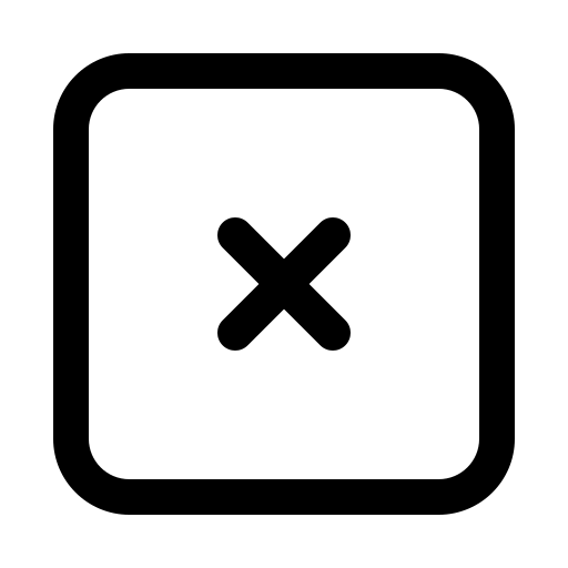 Delete, interface, x, x mark icon