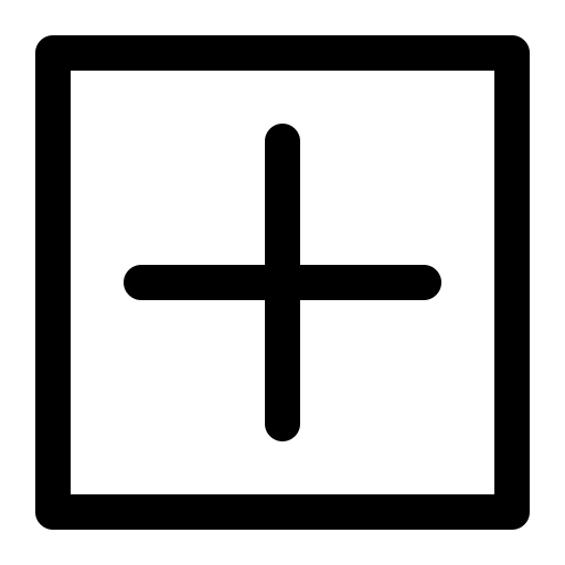 Add, interface, line, media, plus, social, ui icon