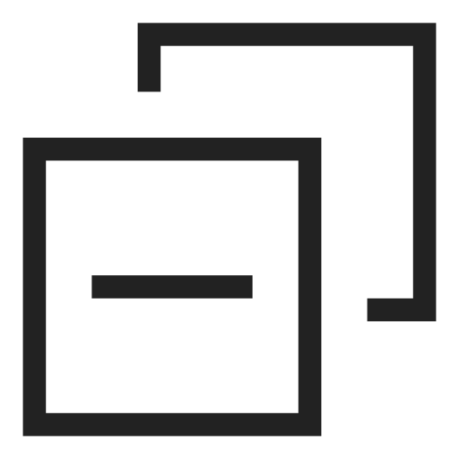 Delete, minus, remove, app, dev, interface, software icon