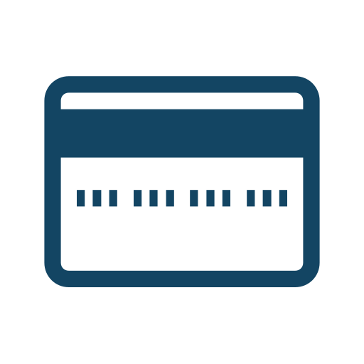 Credit card, payment, purchase icon