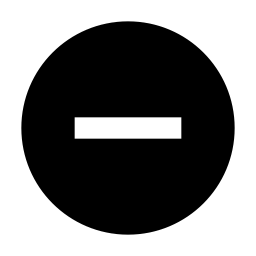 Circle, remove icon
