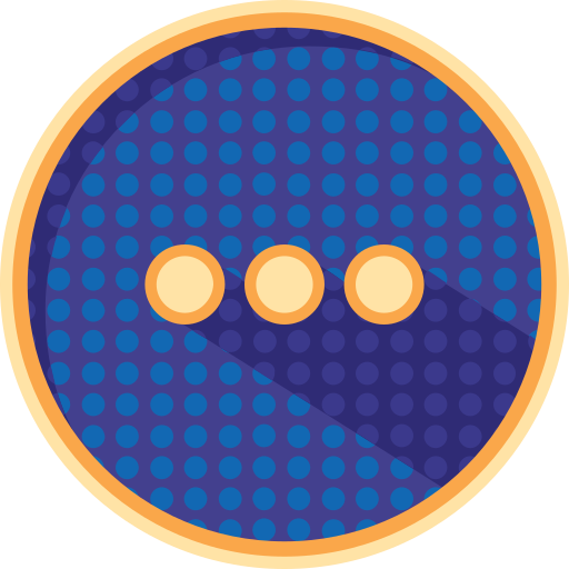 Badges, communication, dotted, interface, internet, things, ui icon