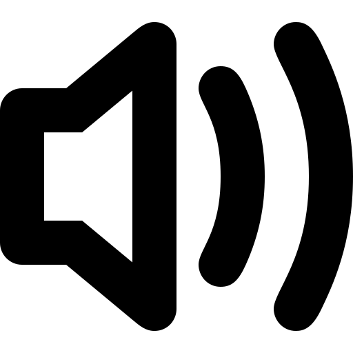 Volume, high, sound, audio, speaker icon