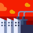 industry,factory,landscape,buildings,industrial,pollution,contamination