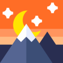 landscape,nature,mountain,night,snow,mountains,altitude