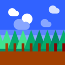 landscape,nature,clouds,tree,woods,forest