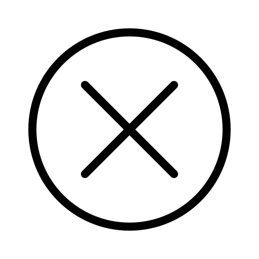 Cancel, circle, close, delete, exit, quit icon