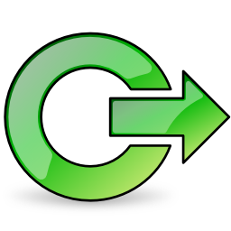 Log in, logout, session icon