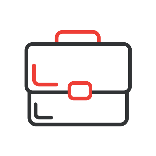 Case, portfolio, suitcase, business, job, work icon