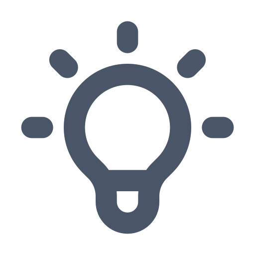 Light, bulb icon