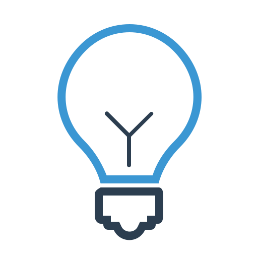 Bulb, business idea, creative, lamp icon