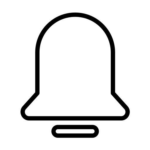 Alarm, alert, attention, bell, notification, ring, warning icon
