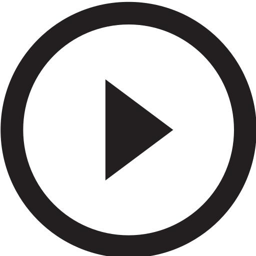 Circle, play icon