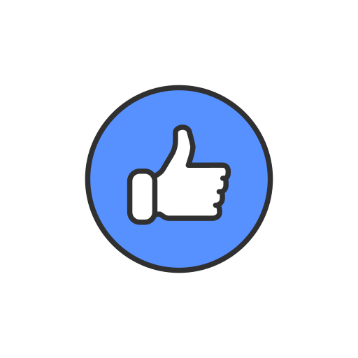 Emoji, facebook, like button icon