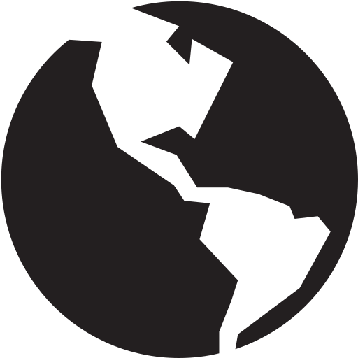Full, globe icon