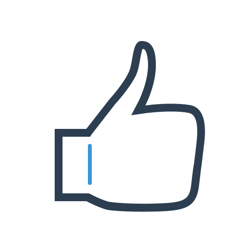 Finger, hand, like, thumb up icon