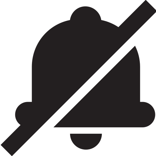 Bell, disabled icon